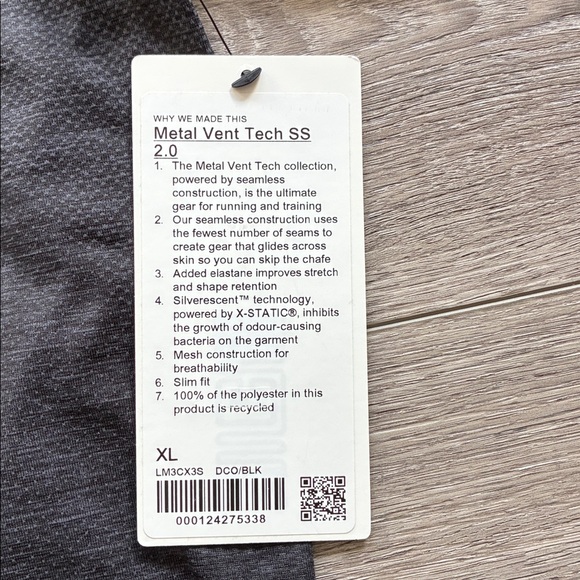 NWT Lululemon men’s metal vent tech 
T-shirt size XL - Picture 4 of 6